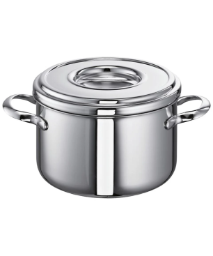 SCHULTE-UFER Romana i Fleischtopf Edelstahl 18/10, Silberfarben