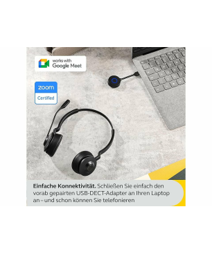 JABRA Engage 55, On-ear Kopfhörer Bluetooth Schwarz, Sport