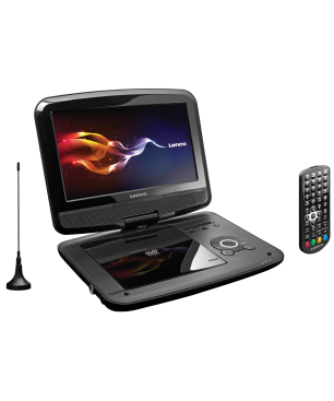 LENCO DVP-9413 Tragbarer DVD-Player, Schwarz