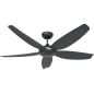 CASAFAN Eco Volare Deckenventilator Grau / Silber (27 Watt)
