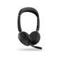 GN AUDIO Evolve2 65 Flex, On-ear Bluetooth kopfhörer Bluetooth Schwarz