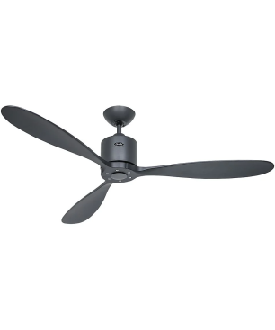 CASAFAN Aeroplan Eco Deckenventilator Schwarz (27 Watt, 132 cm)