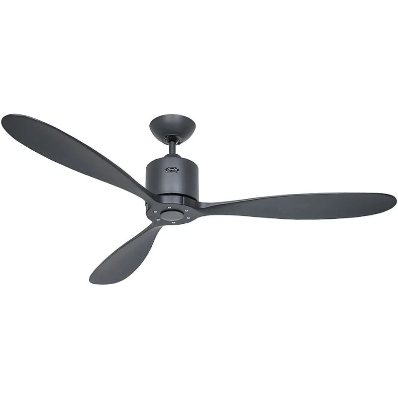 CASAFAN Aeroplan Eco Deckenventilator Schwarz (27 Watt, 132 cm)