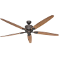 CASAFAN Eco Elements Deckenventilator Eiche (27 Watt, Braun antik)
