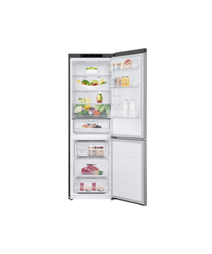 LG GBB61PZGCN Serie 6 Kühlgefrierkombination (C, 171 kWh, 1860 mm hoch, Steel)