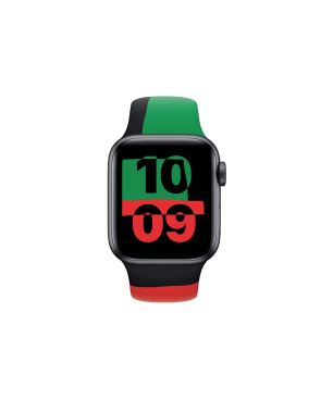 APPLE Watch Series 6 (GPS + Cellular) 40mm Smartwatch Aluminium Fluorelastomer, 130-200 mm, Mehrfarbig