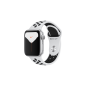 APPLE Watch Nike Series 5 40mm Smartwatch Aluminium Fluorelastomer, 130 - 200 mm, Armband: Gehäuse: Silber
