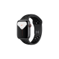 APPLE Watch Nike Series 5 44mm Aluminium Fluorelastomer, 140 - 200 mm , Armband: Anthrazit Schwarz, Gehäuse: Space Grey