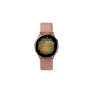 SAMSUNG Galaxy Watch Active2 Stainless Steel 40mm (LTE) GO Smartwatch Edelstahl Echtleder, S/M, Gold