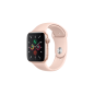 APPLE Watch Series 5 44mm Smartwatch Aluminium Fluorelastomer, 140 - 200 mm , Armband: Sandrosa, Gehäuse: Gold