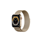 APPLE Watch Series 6 (GPS + Cellular) 44mm Smartwatch Edelstahl Edelstahl, 150 - 200 mm, Armband: Gold, Gehäuse: Gold