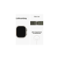 APPLE Watch Ultra (GPS + Cellular) 49 mm Smartwatch Titan Gewebe, 130-160 mm, Armband: Grün, Gehäuse: Titan