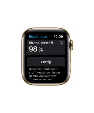 APPLE Watch Series 6 (GPS + Cellular), 40 mm Smartwatch Edelstahl Fluorelastomer, 130-200 mm , Steel Navy