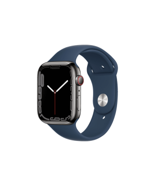 APPLE Watch Series 8 (GPS + Cellular) 45 mm Fluorelastomer, 140 - 220 mm, Armband: (PRODUCT)RED, Gehäuse: (PRODUCT)RED