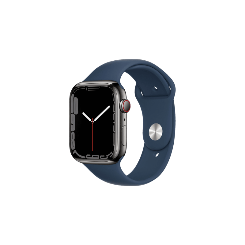 APPLE Watch Series 8 (GPS + Cellular) 45 mm Fluorelastomer, 140 - 220 mm, Armband: (PRODUCT)RED, Gehäuse: (PRODUCT)RED