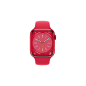 APPLE Watch Series 8 (GPS + Cellular) 41 mm Fluorelastomer, 130 - 200 mm, Armband: (PRODUCT)RED, Gehäuse: (PRODUCT)RED