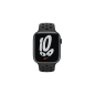 APPLE Watch Series 7 Nike (GPS + Cellular) 41mm, 130 - 200 mm, Armband: Mitternacht, Gehäuse: Mitternacht
