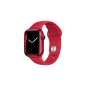 APPLE Watch Series 8 (GPS) 45 mm Smartwatch Aluminium Fluorelastomer, 140 - 220 mm, Armband: (PRODUCT)RED, Gehäuse: (PRODUCT)RED