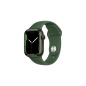 APPLE Watch Series 7 (GPS + Cellular) 45mm Smartwatch Fluorelastomer, 140 - 220 mm, Armband: Grün, Gehäuse: Grün