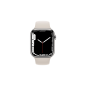APPLE Watch Series 7 (GPS) 45mm Smartwatch Fluorelastomer, 140 - 220 mm, Armband: Polarstern, Gehäuse: Polarstern