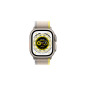 APPLE Watch Ultra GPS+CEL 49 TIT W TRAIL M/L Smartwatch Nylon/Gewebe Nylon/Gewebe, 145 - 220 mm, Gelb/Beige