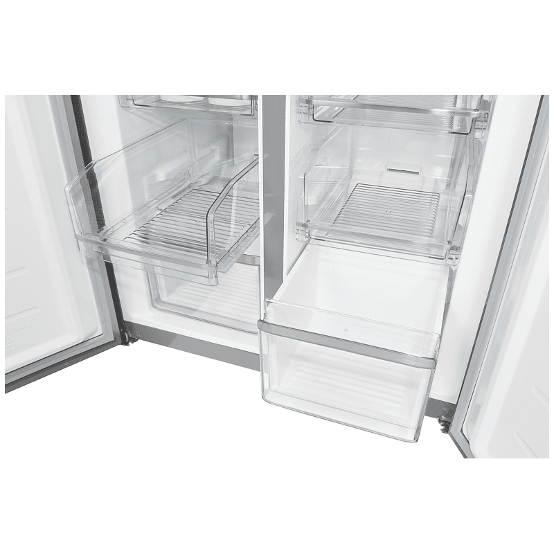 EXQUISIT MD500-160-WS-030F Inoxlook French Door (F, 1775 mm hoch, Edelstahloptik) EXQUISIT MD500-160-WS-030F Inoxlook French Door (F, 1775 mm hoch, Edelstahloptik)
