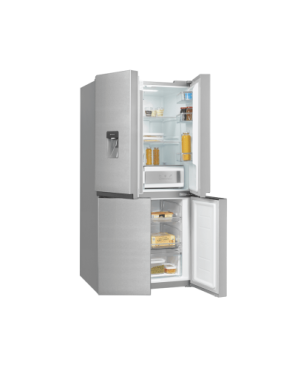 EXQUISIT MD500-160-WS-030F Inoxlook French Door (F, 1775 mm hoch, Edelstahloptik)