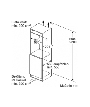 BOSCH GIN41ACE0 Gefrierschrank (E, 1221 mm hoch)