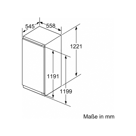 BOSCH GIN41ACE0 Gefrierschrank (E, 1221 mm hoch)