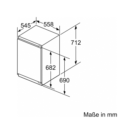 BOSCH GIV11ADC0 Gefrierschrank (C, 712 mm hoch)