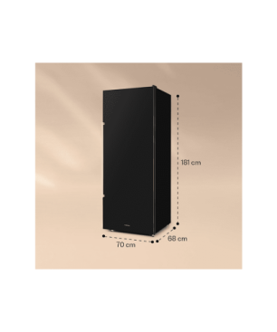 KLARSTEIN Botella Cura Weinklimaschrank (EEK G, Schwarz)