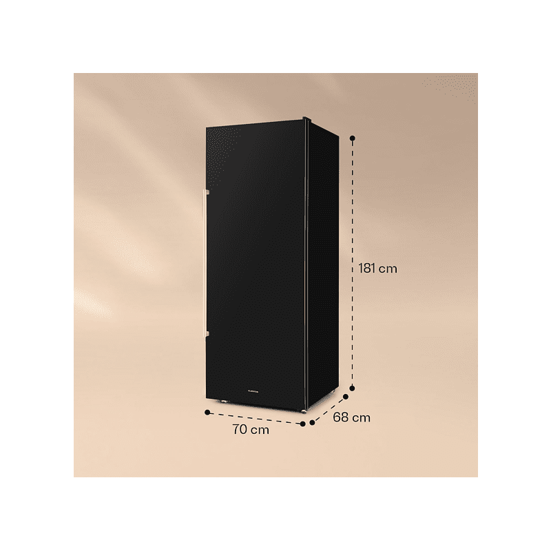 KLARSTEIN Botella Cura Weinklimaschrank (EEK G, Schwarz)