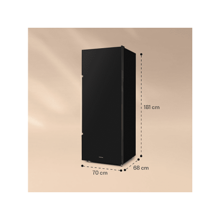 KLARSTEIN Botella Cura Weinklimaschrank (EEK G, Schwarz)