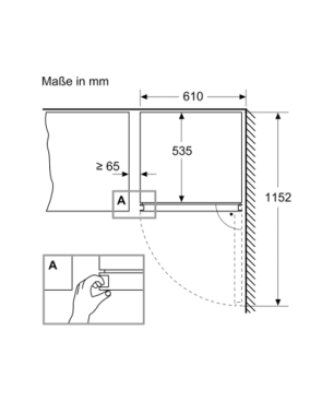 BOSCH KWK16ABGA Weinklimaschrank (EEK G, Schwarz)