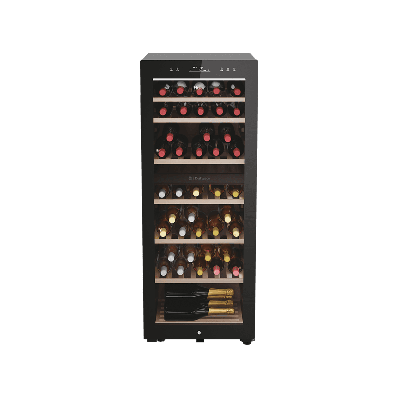 HAIER HWS77GDAU1 Weinklimaschrank (EEK G, Schwarz)