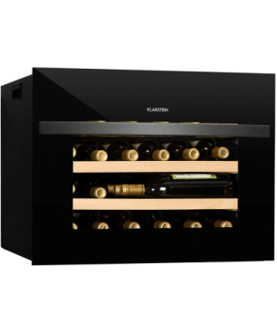 KLARSTEIN Vinsider 24 Built-In Uno Weinkühlschrank (EEK G, schwarz)