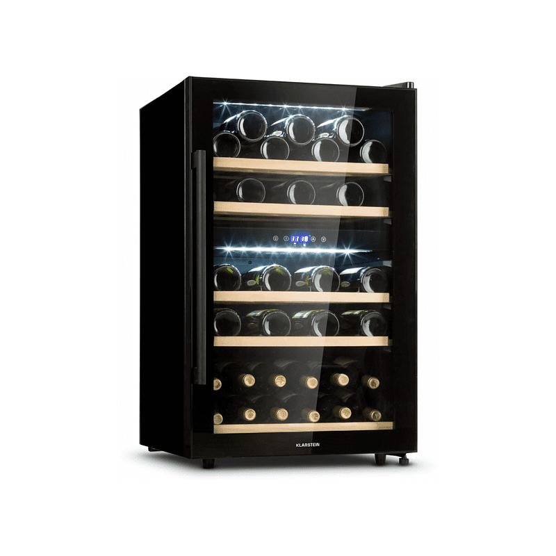 KLARSTEIN Barossa 40 Duo Weinklimaschrank (EEK G, schwarz)