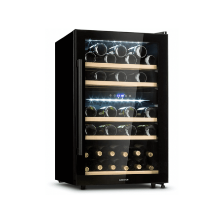 KLARSTEIN Barossa 40 Duo Weinklimaschrank (EEK G, schwarz)