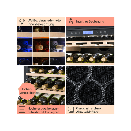 KLARSTEIN Vinovilla Grande Weinklimaschrank (EEK G)