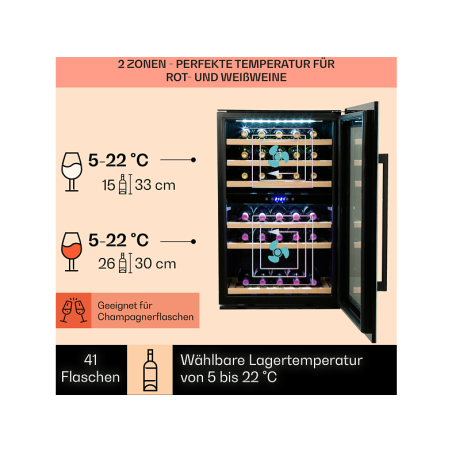 KLARSTEIN Vinsider Weinklimaschrank (EEK G)