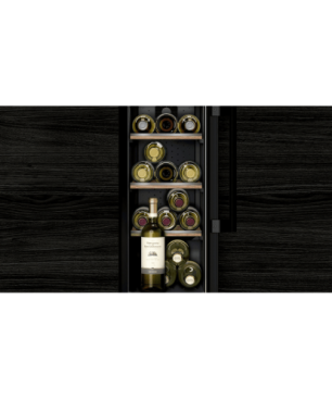 SIEMENS KU20WVHF0 Weinklimaschrank (EEK F, Schwarz)