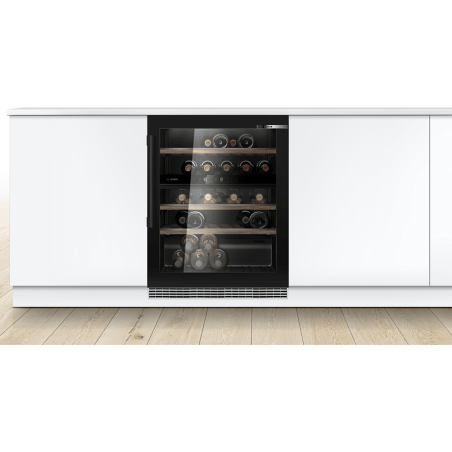 BOSCH KUW21AHG0 Weinklimaschrank (EEK G, Schwarz)