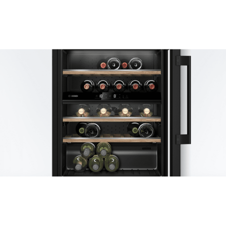 BOSCH KUW21AHG0 Weinklimaschrank (EEK G, Schwarz)