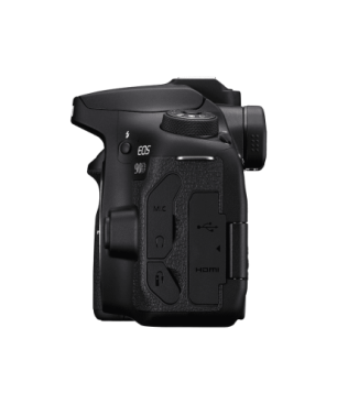 CANON EOS 90D Body Spiegelreflexkamera, 32,5 Megapixel, Touchscreen Display, WLAN, Schwarz