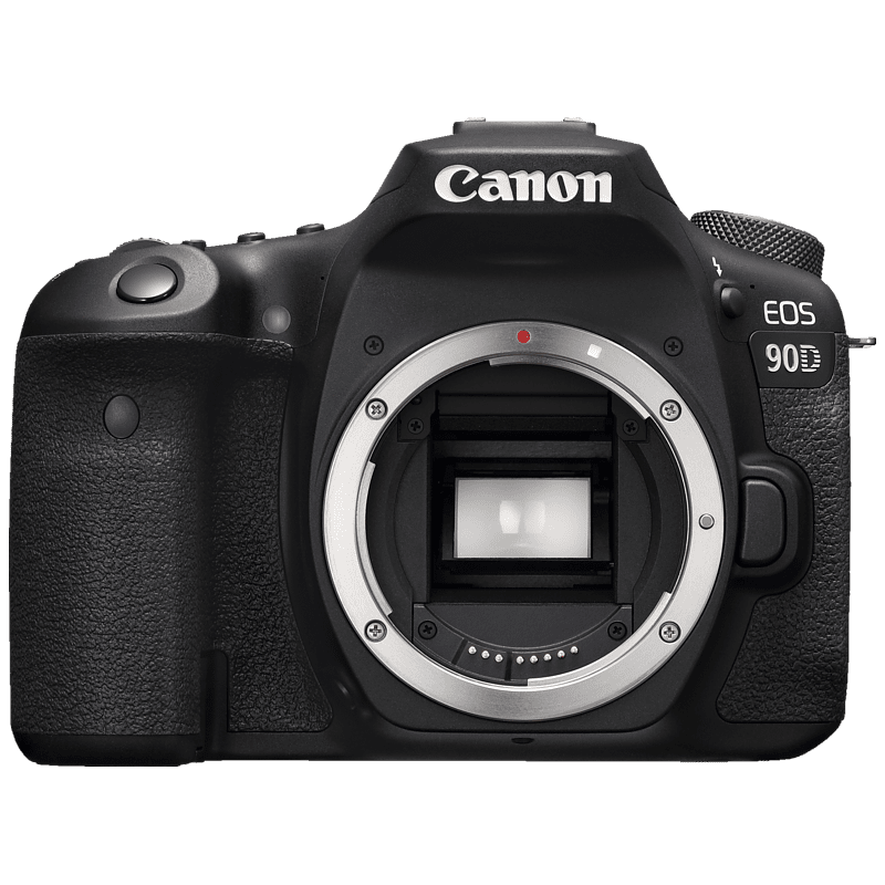 CANON EOS 90D Body Spiegelreflexkamera, 32,5 Megapixel, Touchscreen Display, WLAN, Schwarz