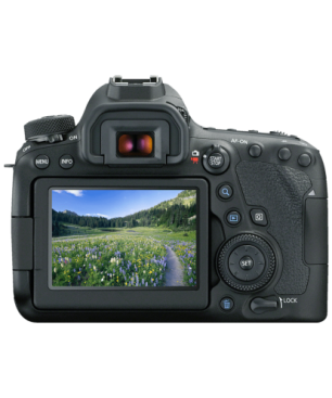 CANON EOS 6D Mark II Body Spiegelreflexkamera, 26,2 Megapixel, Touchscreen Display, WLAN