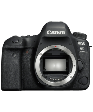 CANON EOS 6D Mark II Body Spiegelreflexkamera, 26,2 Megapixel, Touchscreen Display, WLAN