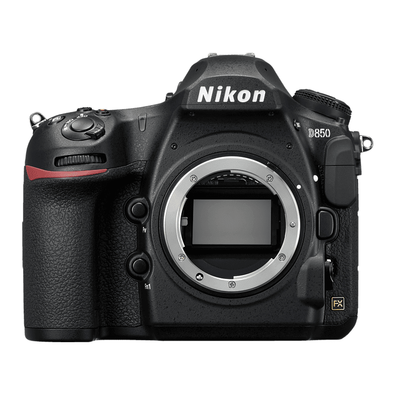 NIKON D850 Body Spiegelreflexkamera, 45,7 Megapixel, Touchscreen Display, WLAN, Schwarz