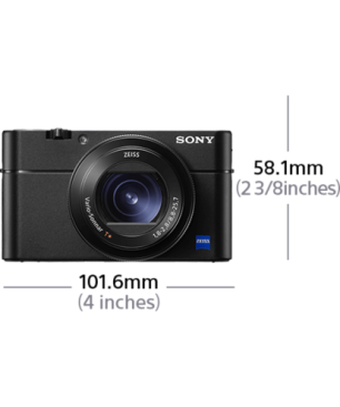 SONY Cyber-shot DSC-RX100 VA Zeiss NFC Digitalkamera Schwarz , 2.9x opt. Zoom, Xtra Fine/TFT-LCD, WLAN