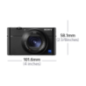 SONY Cyber-shot DSC-RX100 VA Zeiss NFC Digitalkamera Schwarz , 2.9x opt. Zoom, Xtra Fine/TFT-LCD, WLAN